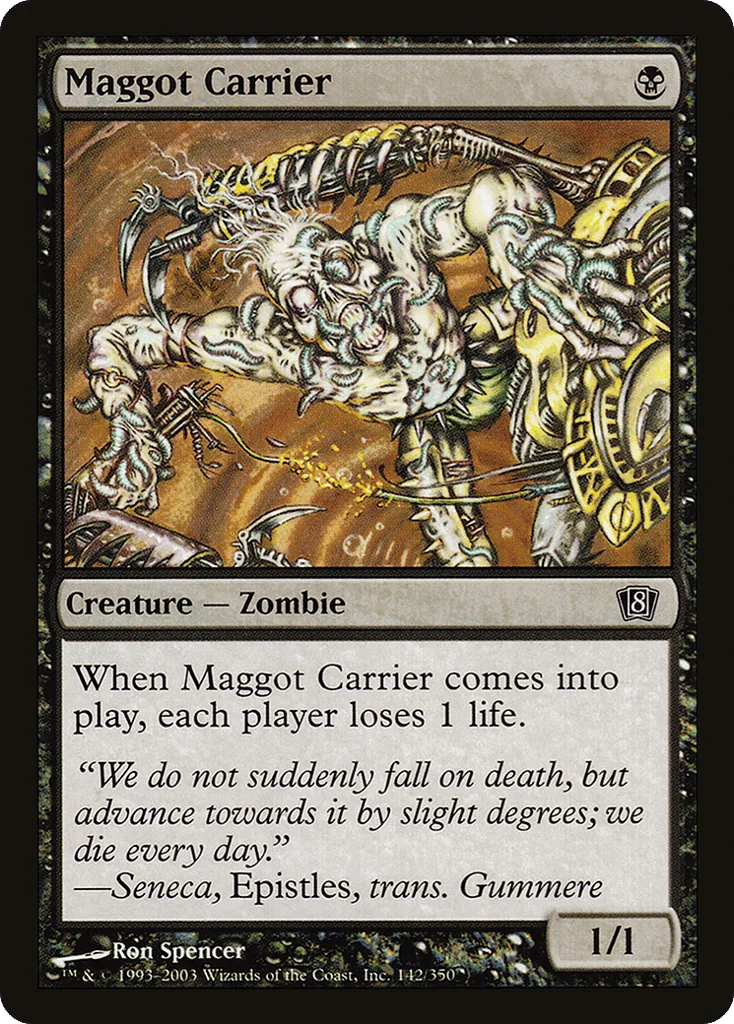 Maggot Carrier · Eighth Edition