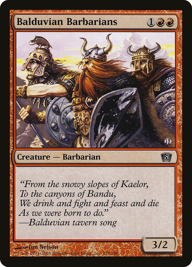 Balduvian Barbarians · Eighth Edition