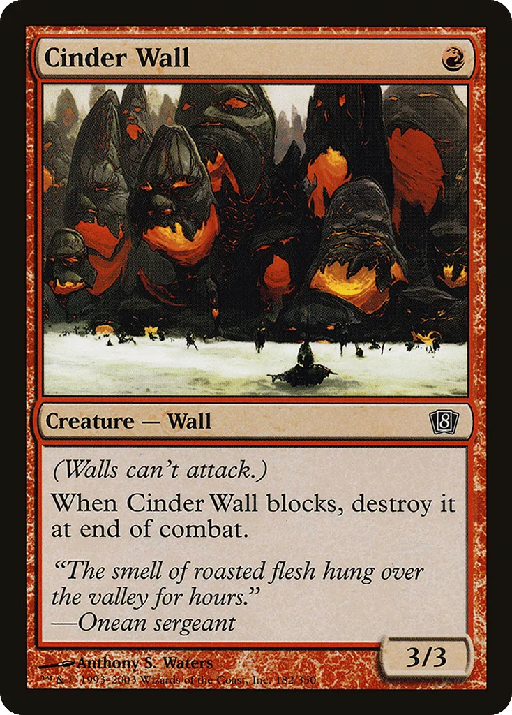 Cinder Wall · Eighth Edition
