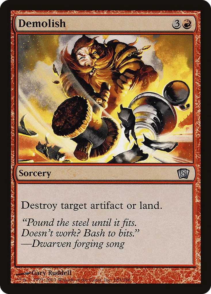 Demolish · Eighth Edition