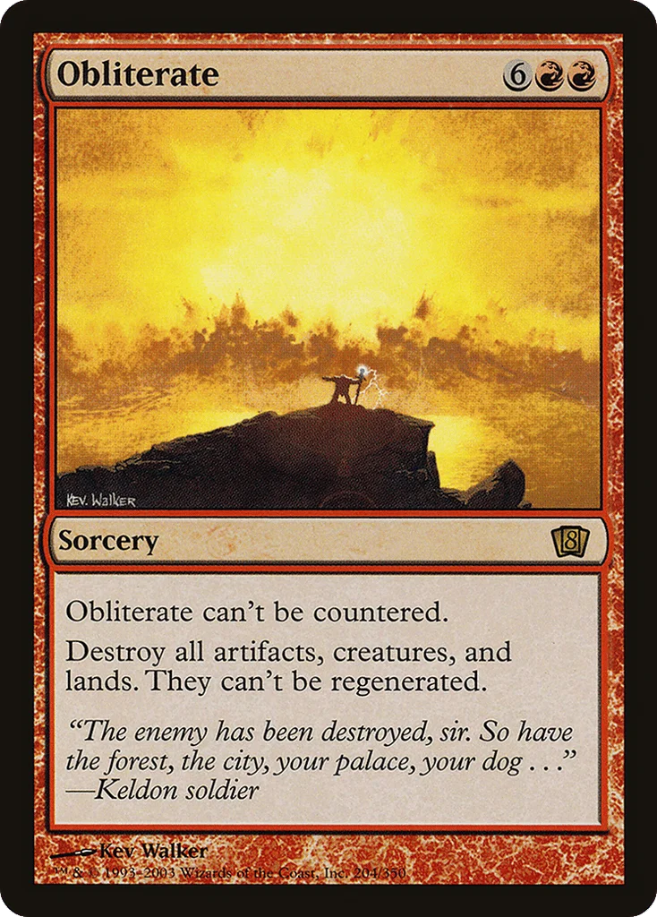 Obliterate · Eighth Edition