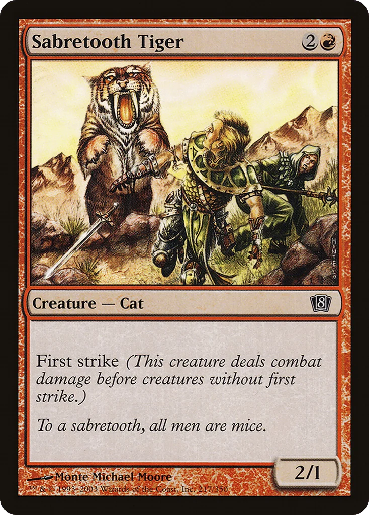 Sabretooth Tiger · Eighth Edition