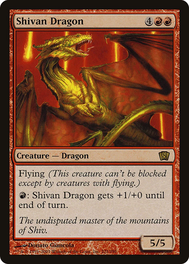 Shivan Dragon · Eighth Edition