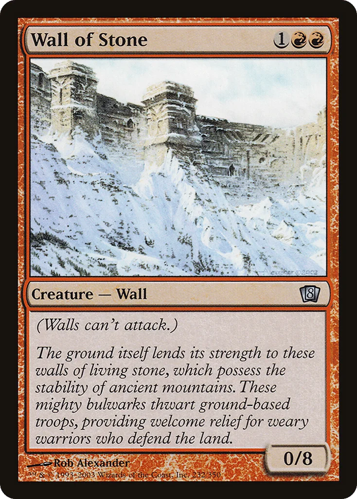 Wall of Stone · Eighth Edition