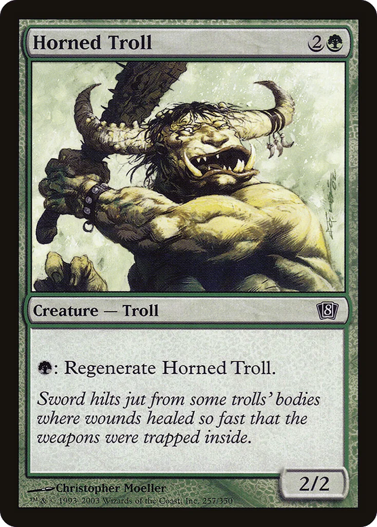 Horned Troll · Eighth Edition