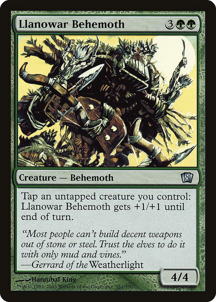 Llanowar Behemoth · Eighth Edition