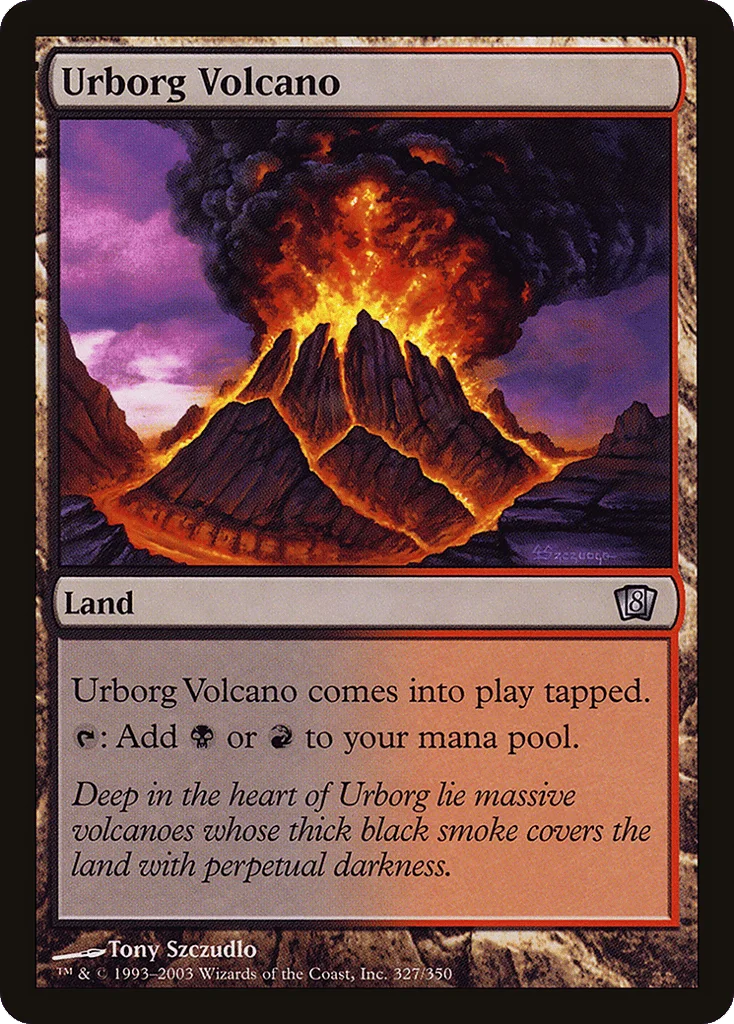 Urborg Volcano · Eighth Edition