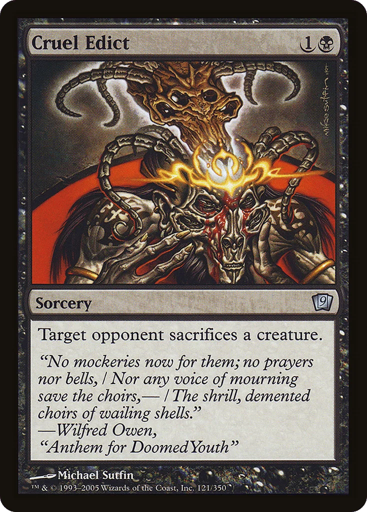 Cruel Edict · Ninth Edition