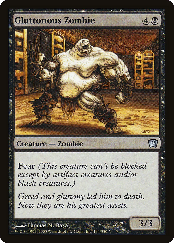 Gluttonous Zombie · Ninth Edition