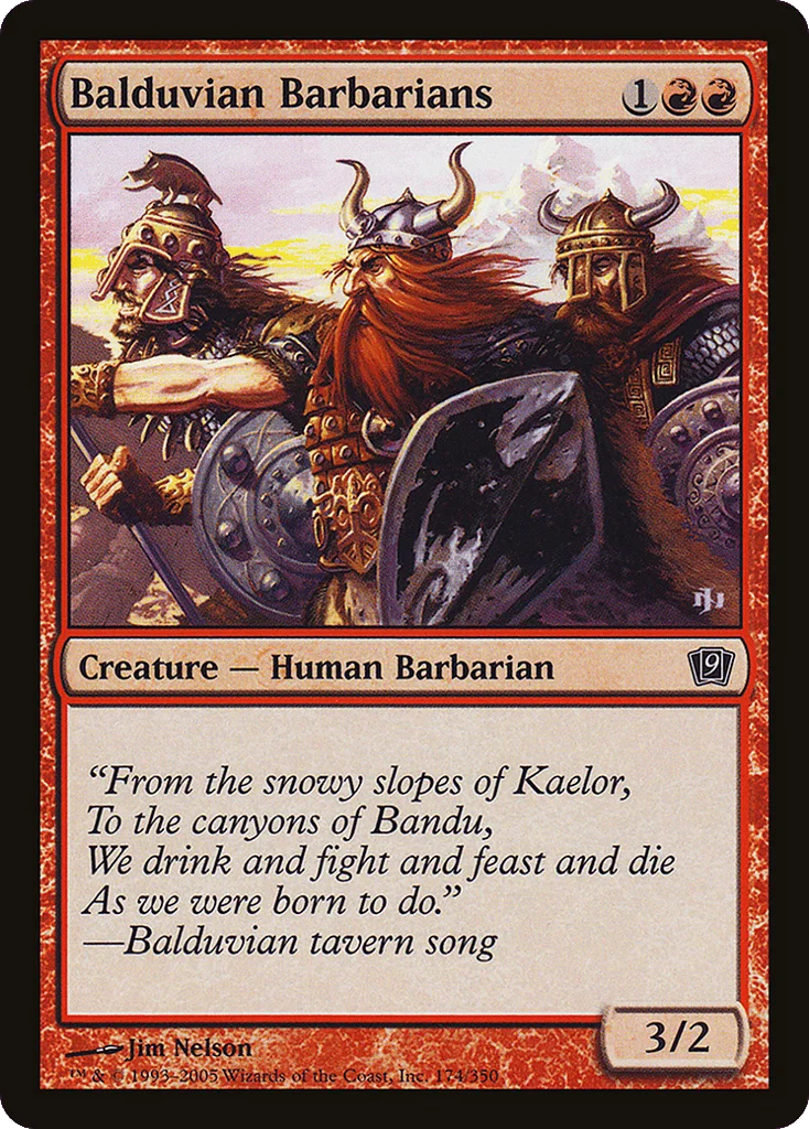 Balduvian Barbarians · Ninth Edition
