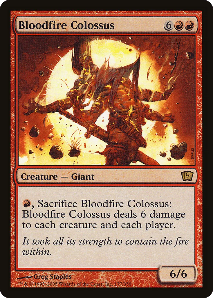 Bloodfire Colossus · Ninth Edition