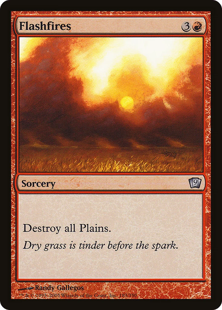 Flashfires · Ninth Edition