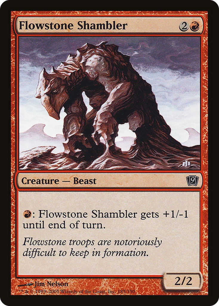 Flowstone Shambler · Ninth Edition