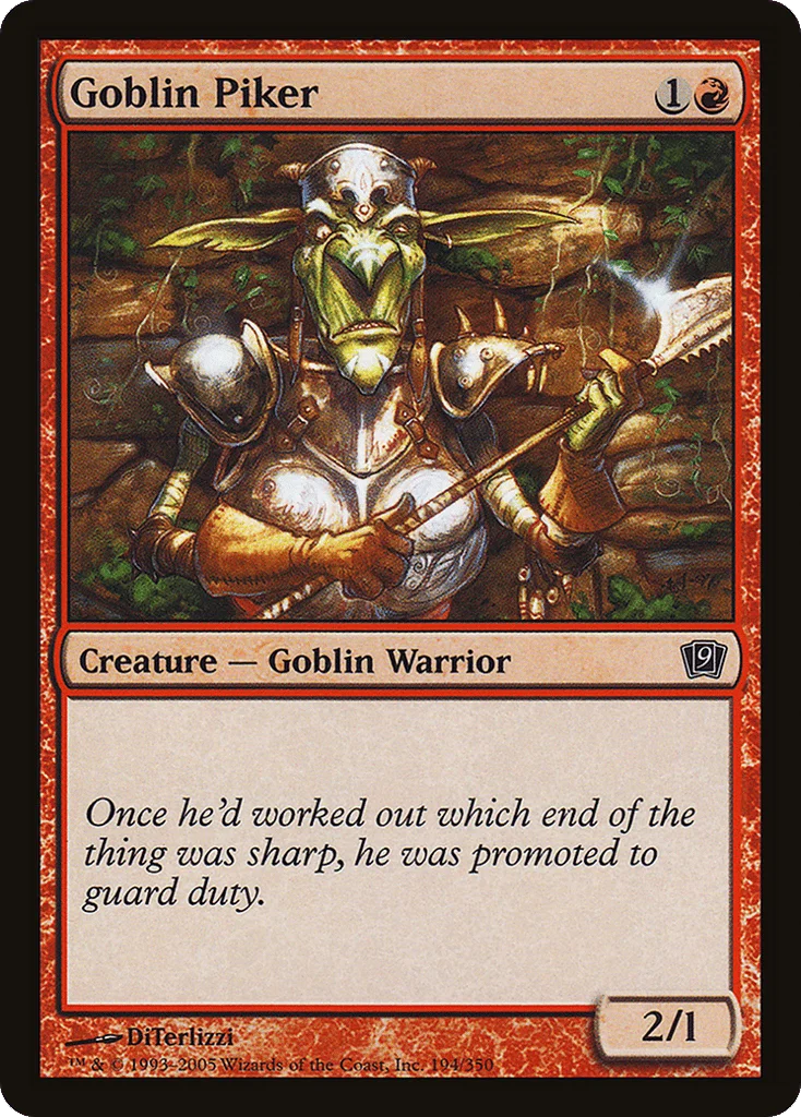 Goblin Piker · Ninth Edition
