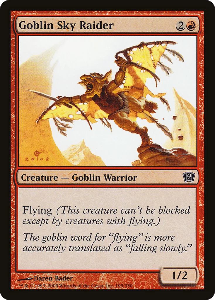 Goblin Sky Raider · Ninth Edition