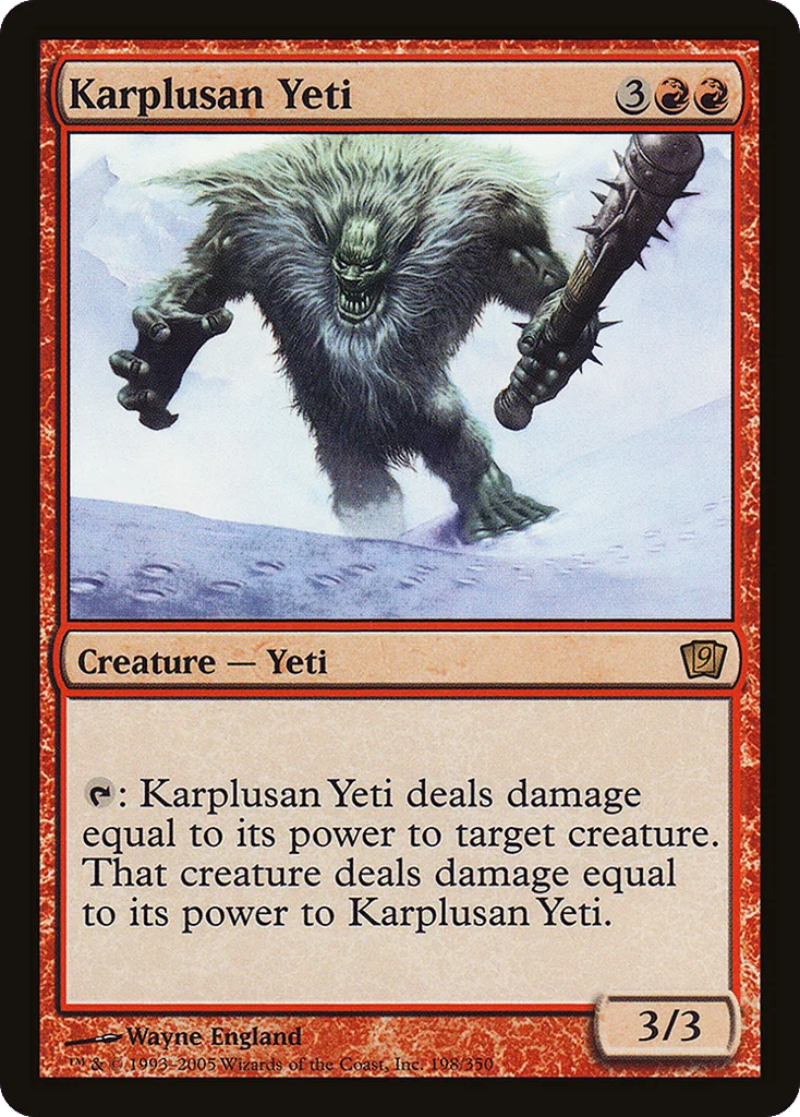 Karplusan Yeti · Ninth Edition