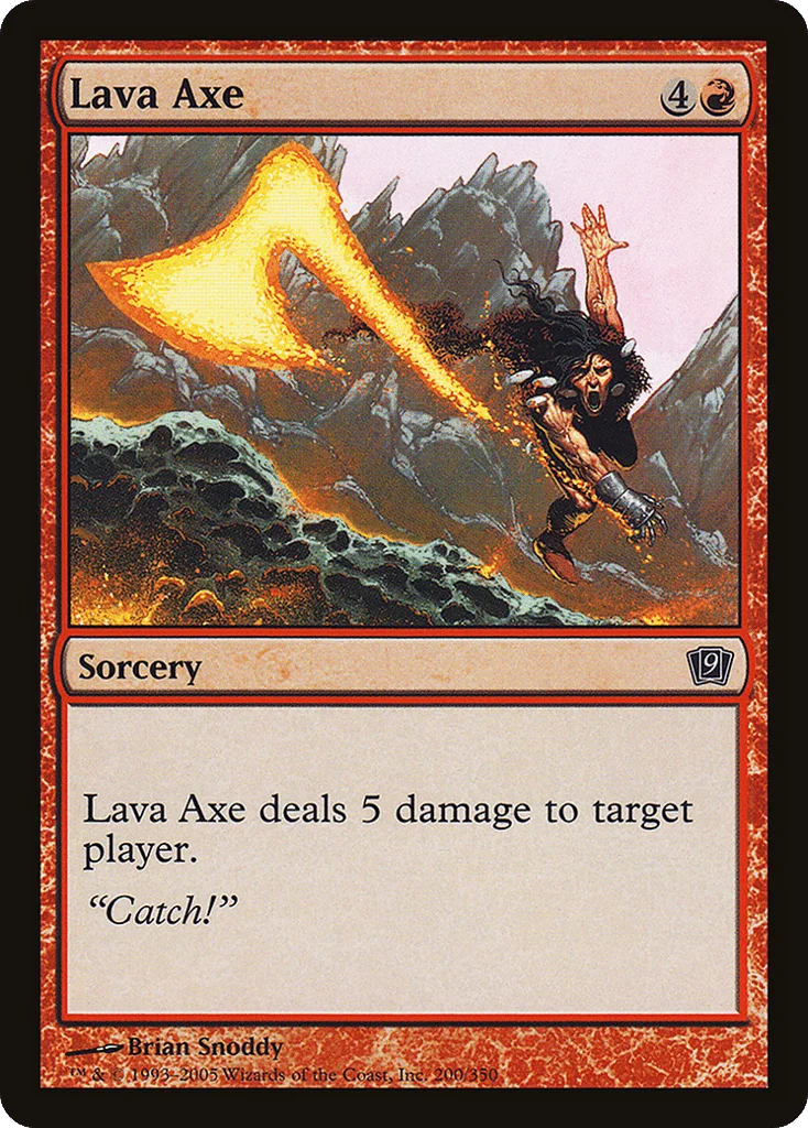 Lava Axe · Ninth Edition