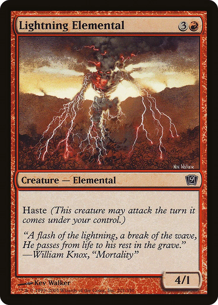 Lightning Elemental · Ninth Edition