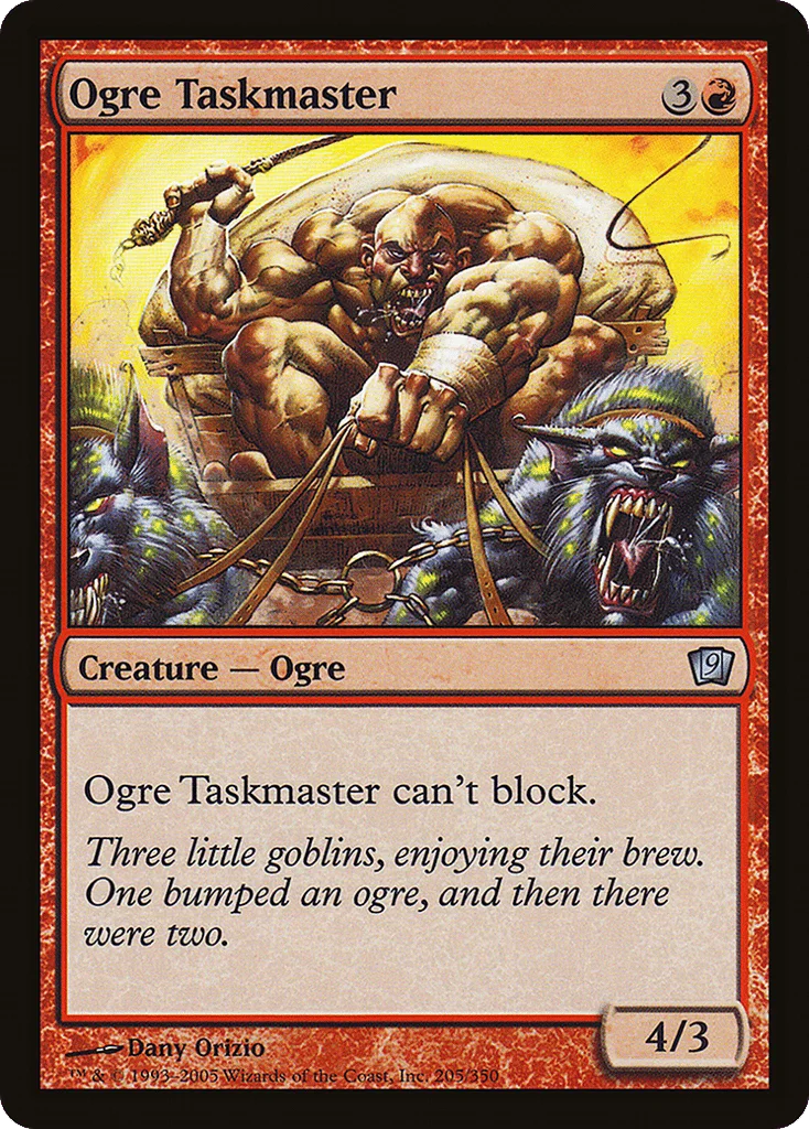Ogre Taskmaster · Ninth Edition