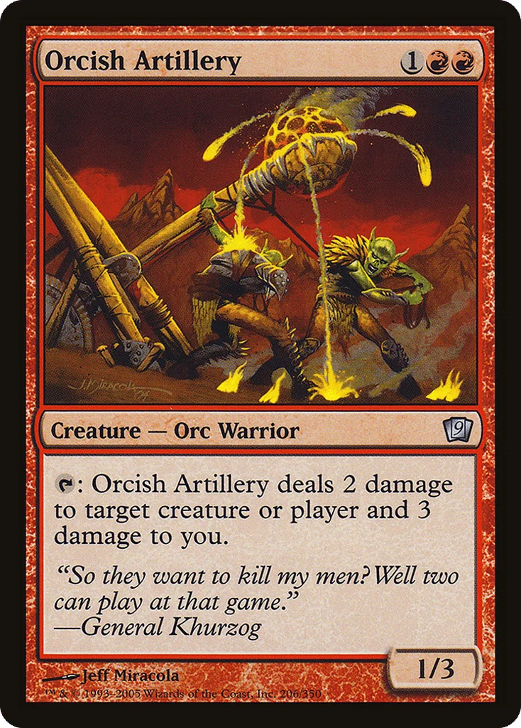 Orcish Artillery · Ninth Edition