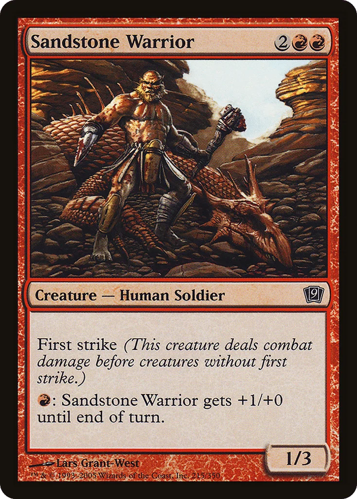 Sandstone Warrior · Ninth Edition