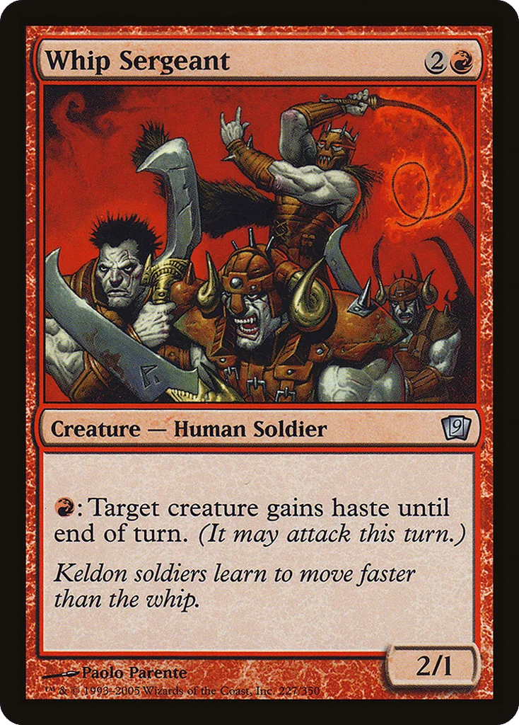 Whip Sergeant · Ninth Edition
