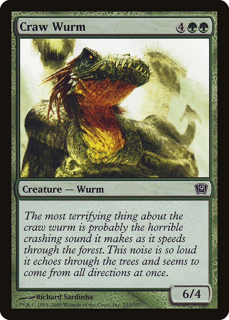 Craw Wurm · Ninth Edition