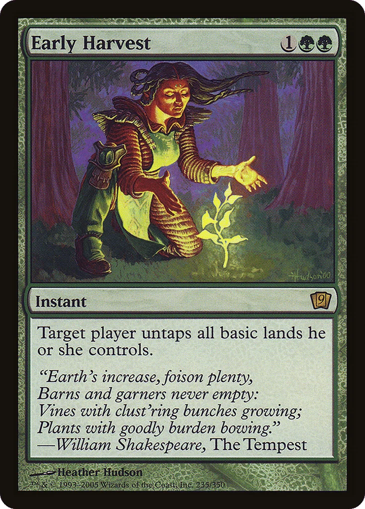 Early Harvest · Ninth Edition