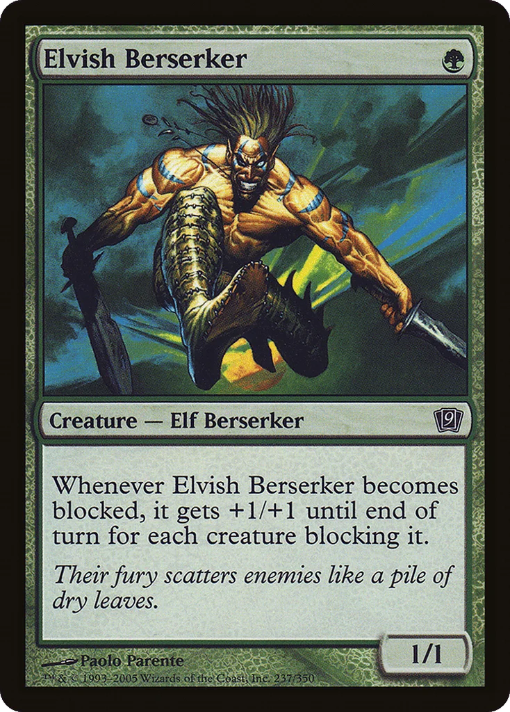 Elvish Berserker · Ninth Edition