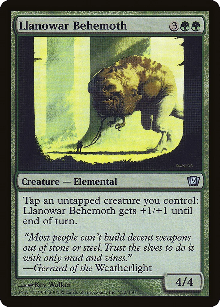 Llanowar Behemoth · Ninth Edition