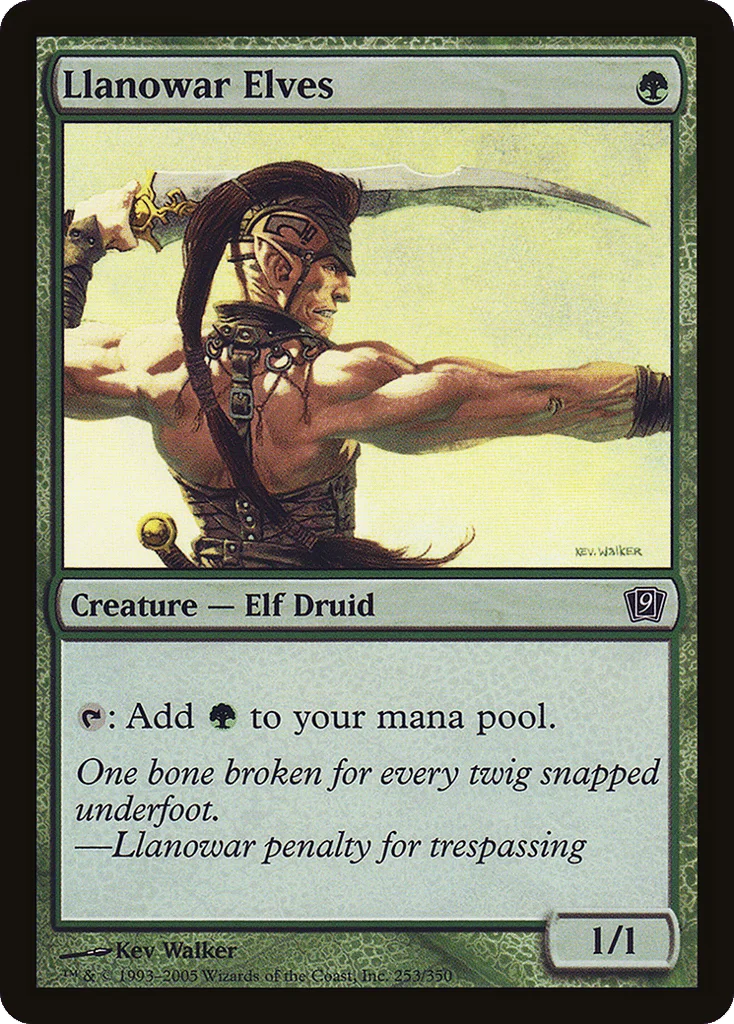Llanowar Elves · Ninth Edition
