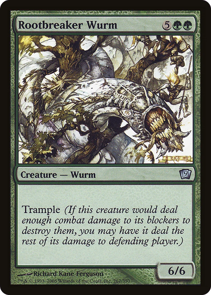 Rootbreaker Wurm · Ninth Edition