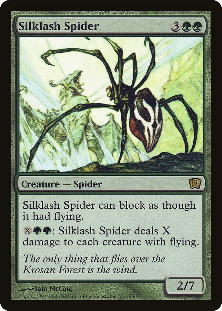 Silklash Spider · Ninth Edition
