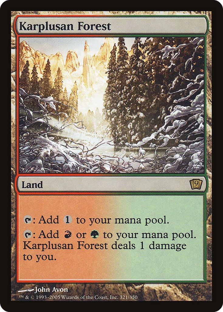 Karplusan Forest · Ninth Edition