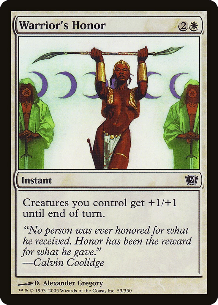 Warrior's Honor · Ninth Edition