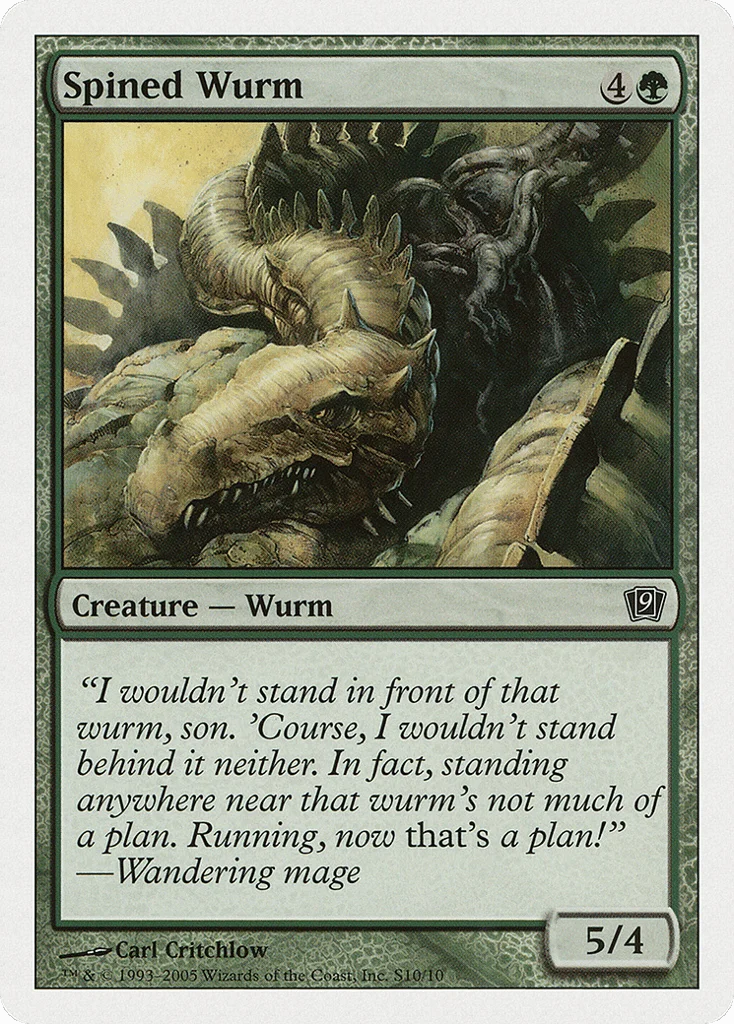 Spined Wurm · Ninth Edition