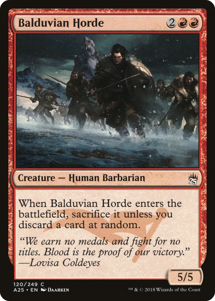Balduvian Horde · Masters 25