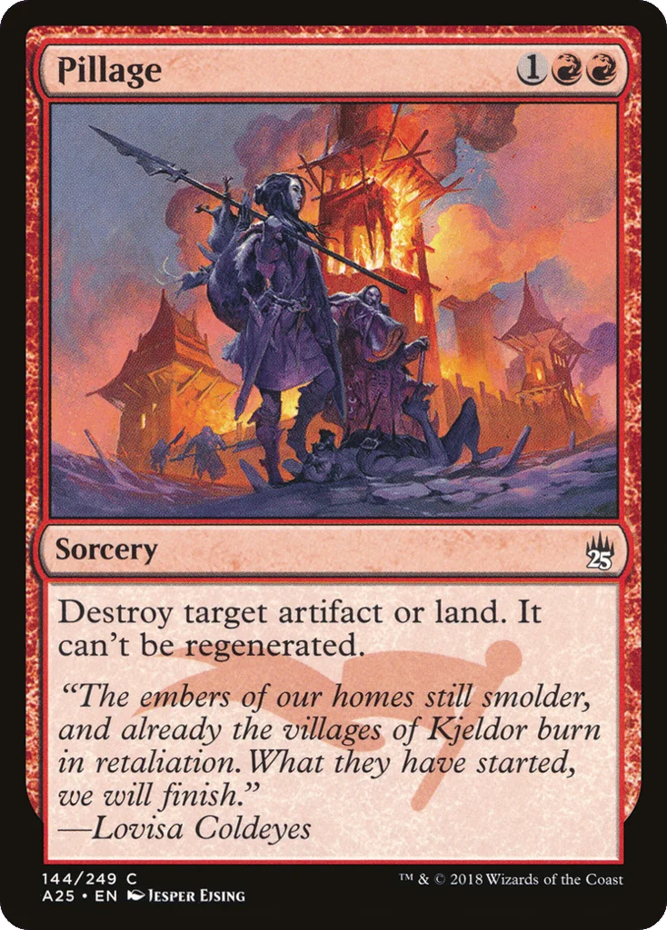 Pillage · Masters 25