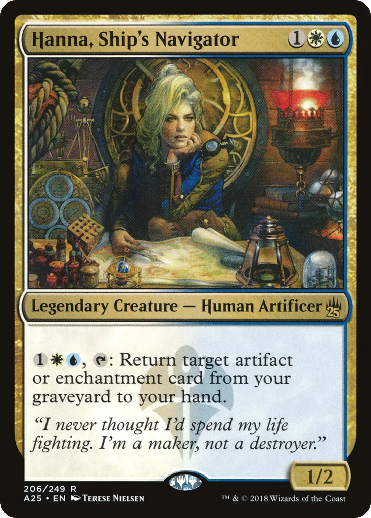 Hanna, Ship's Navigator · Masters 25