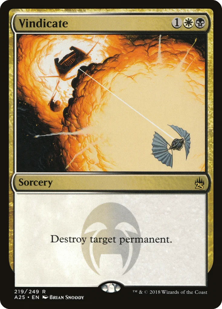 Vindicate · Masters 25