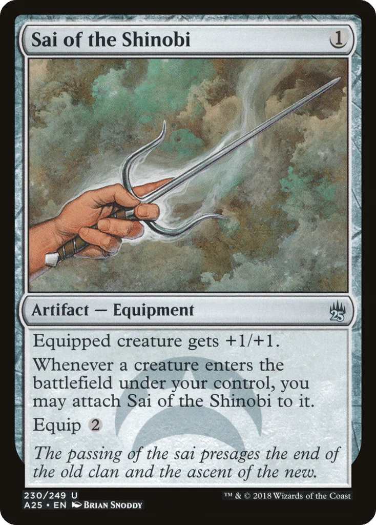 Sai of the Shinobi · Masters 25