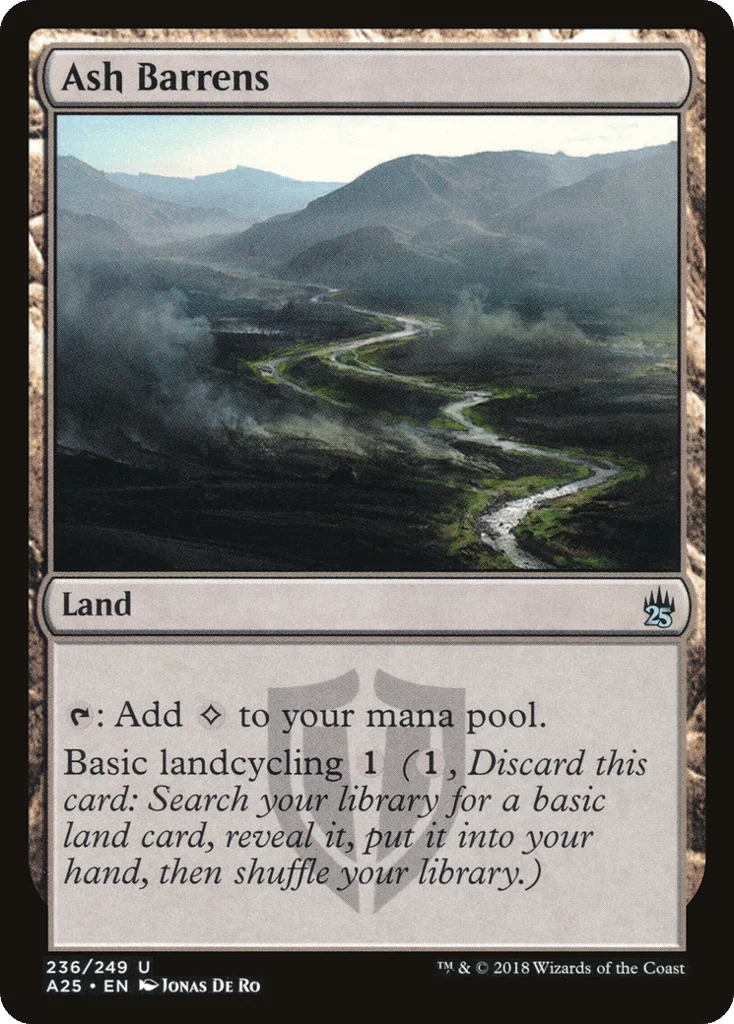 Ash Barrens · Masters 25