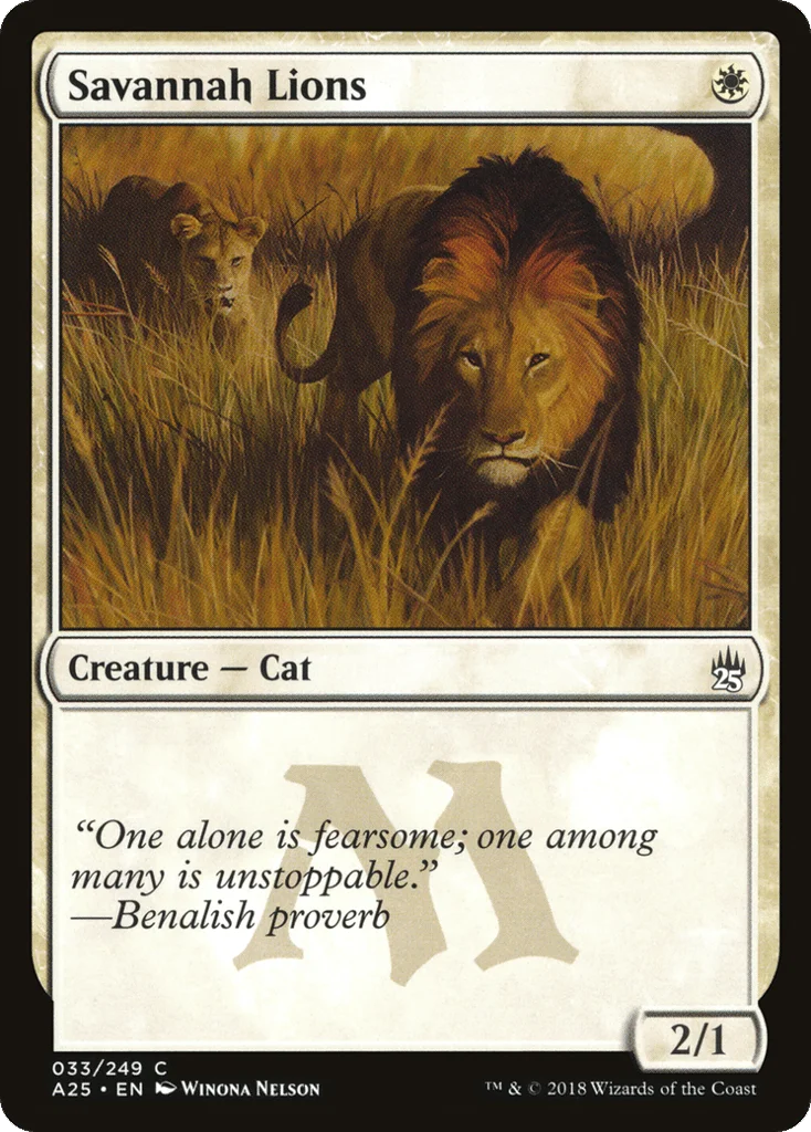 Savannah Lions · Masters 25