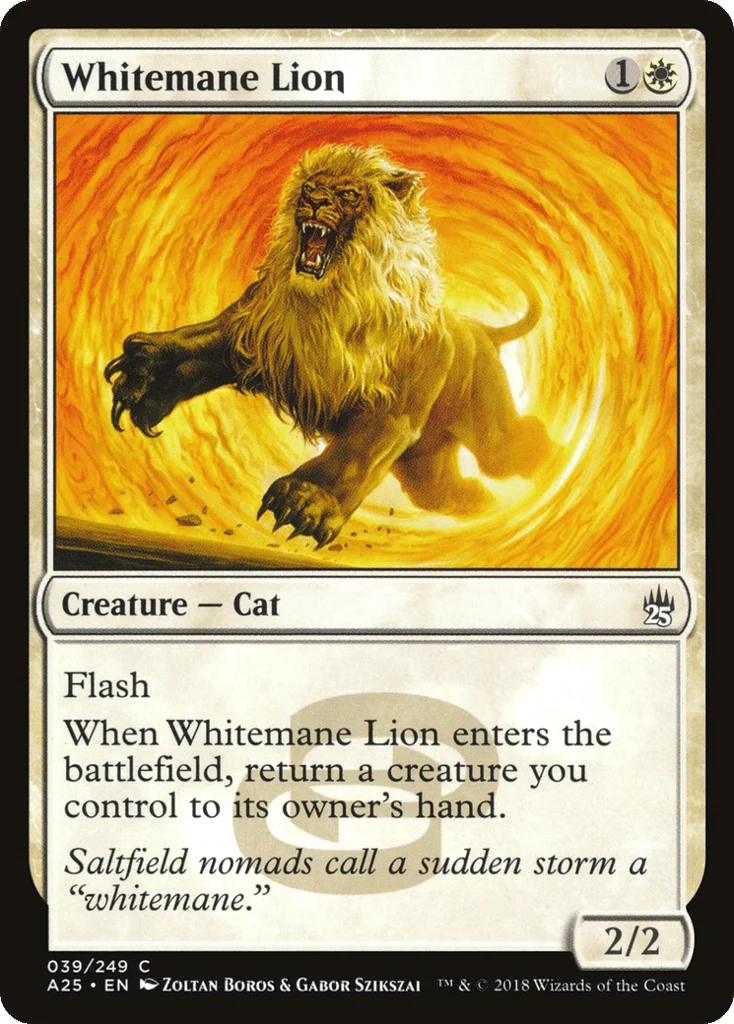 Whitemane Lion · Masters 25