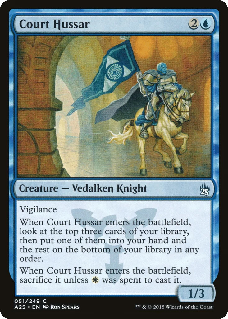 Court Hussar · Masters 25