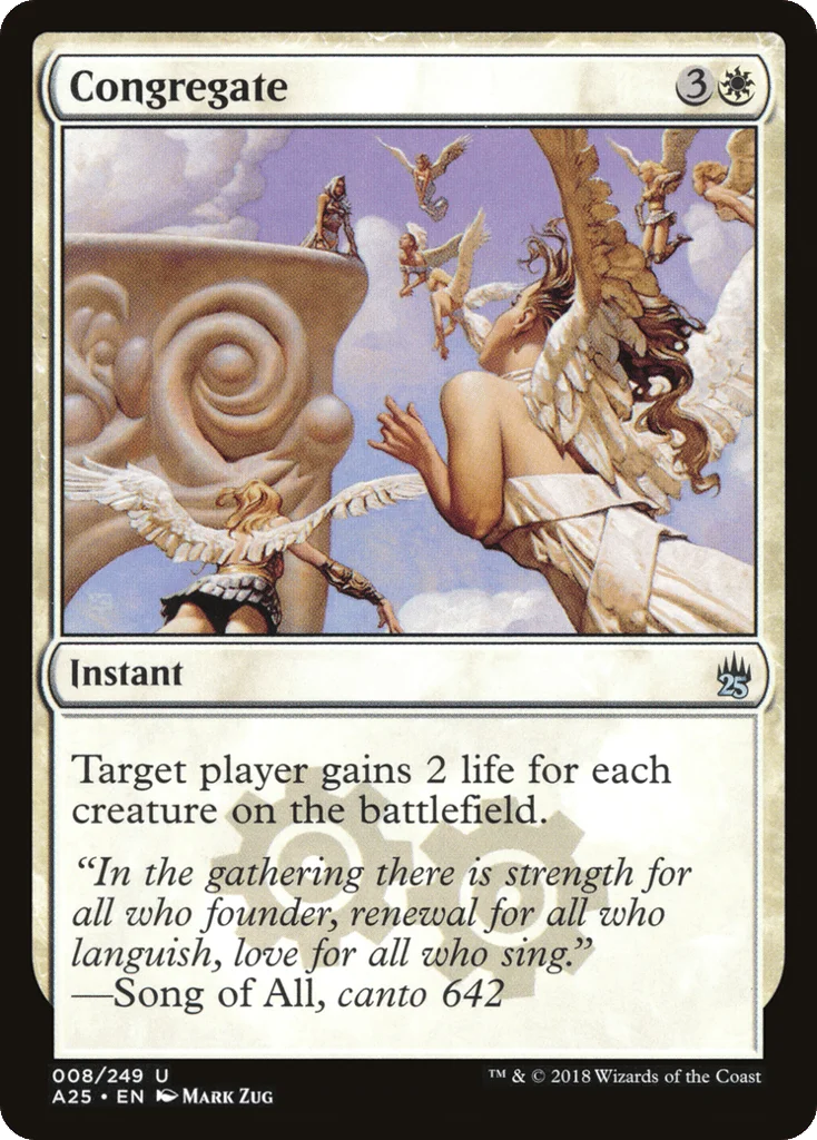 Congregate · Masters 25