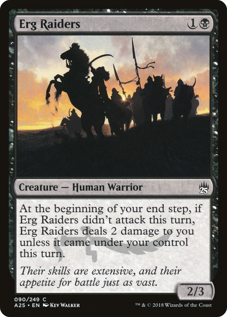 Erg Raiders · Masters 25