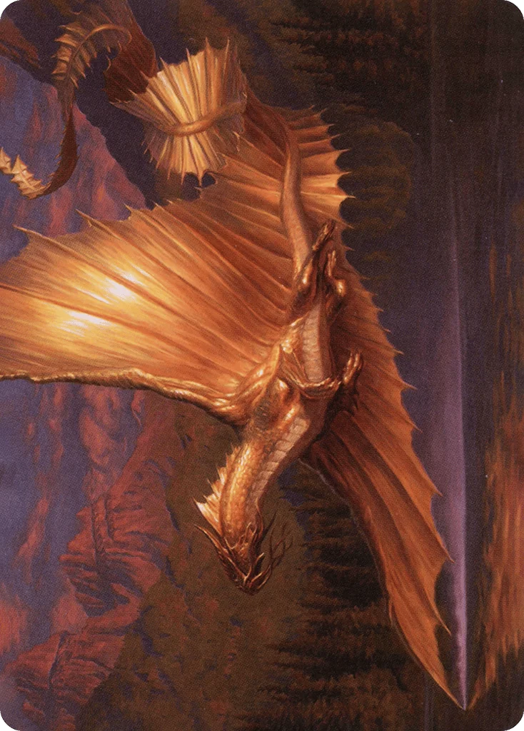Adult Gold Dragon · Adventures in the Forgotten Realms Art Series