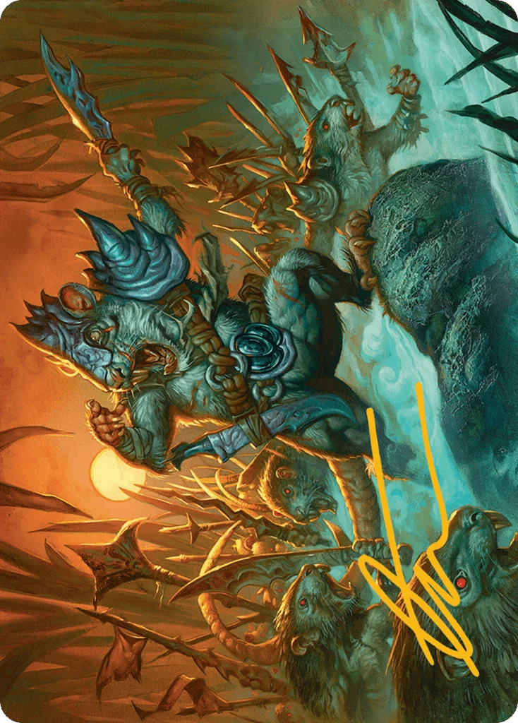Persistent Marshstalker · Bloomburrow Art Series