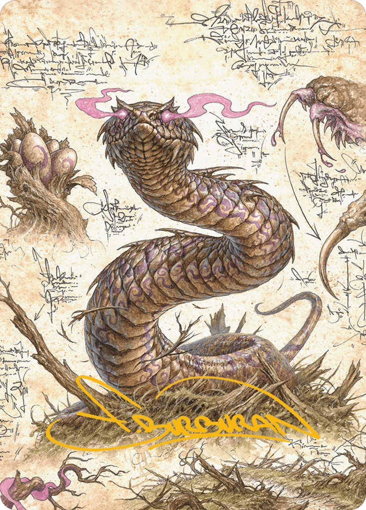 Rottenmouth Viper · Bloomburrow Art Series